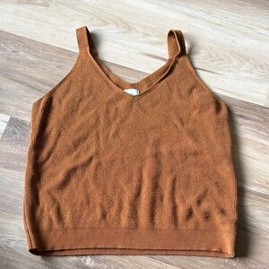 a new day Women's Brown Knit Camisole
